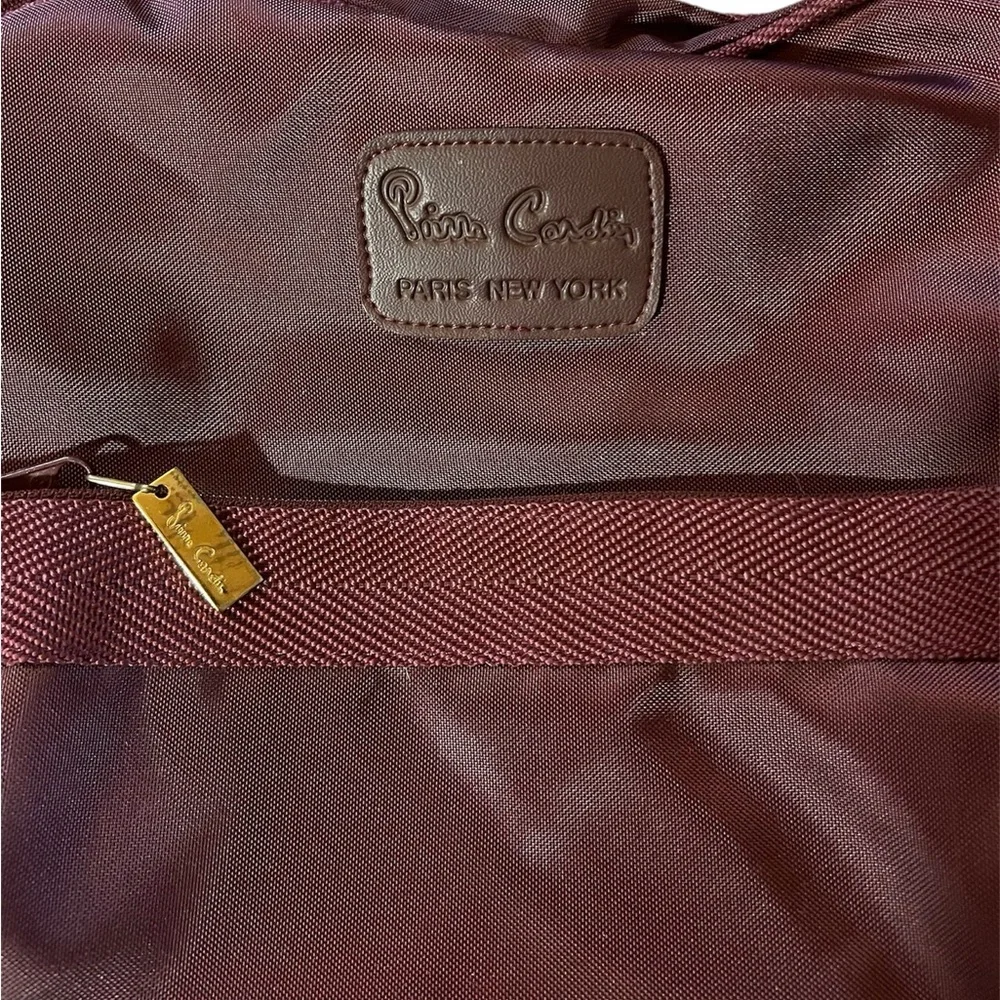 Vintage Pierre Cardin Nylon Backpack Bookbag Carryon Messenger Bag